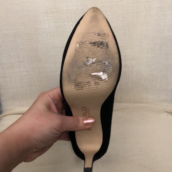 Charles by Charles David Leather Platform Heels Size 6 - Picture 9 of 9